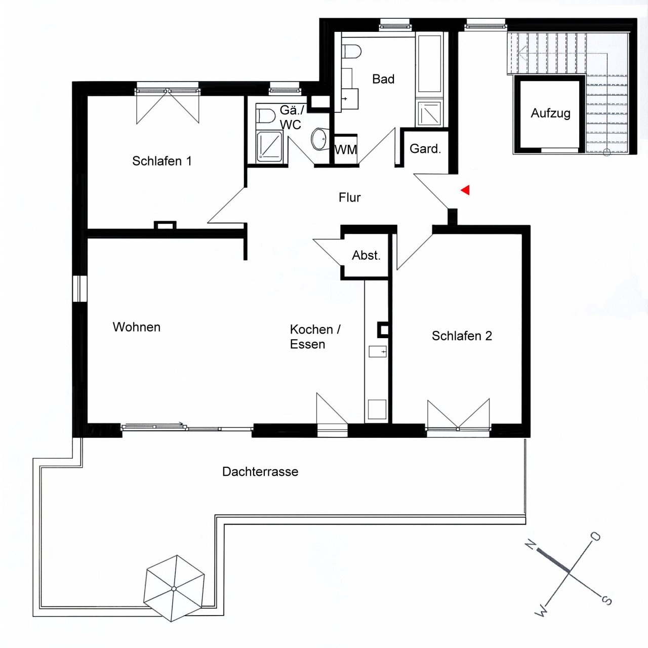 Penthouse mit edlem Design!