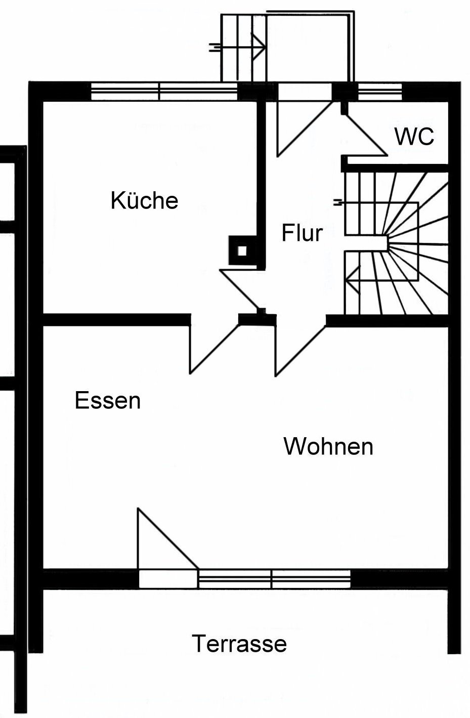 Familienfreundliches Reihenendhaus