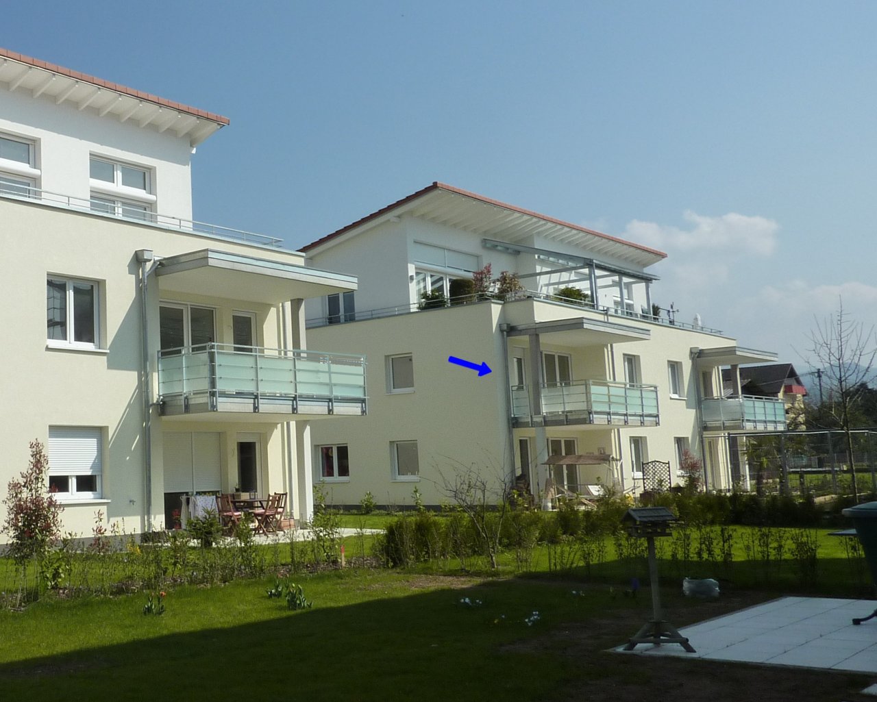 Balkonansicht, Süd-West