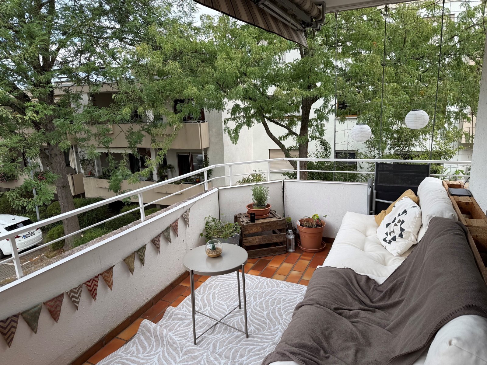 attraktiver Balkon